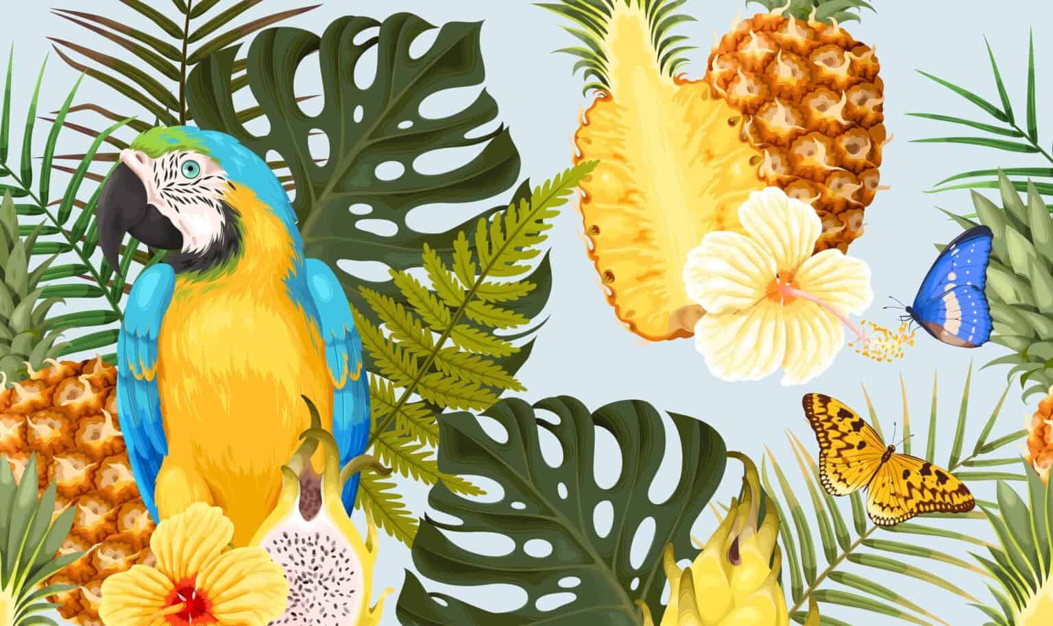 Can Parrots Safely Eat Pineapple? Talkie Parrot